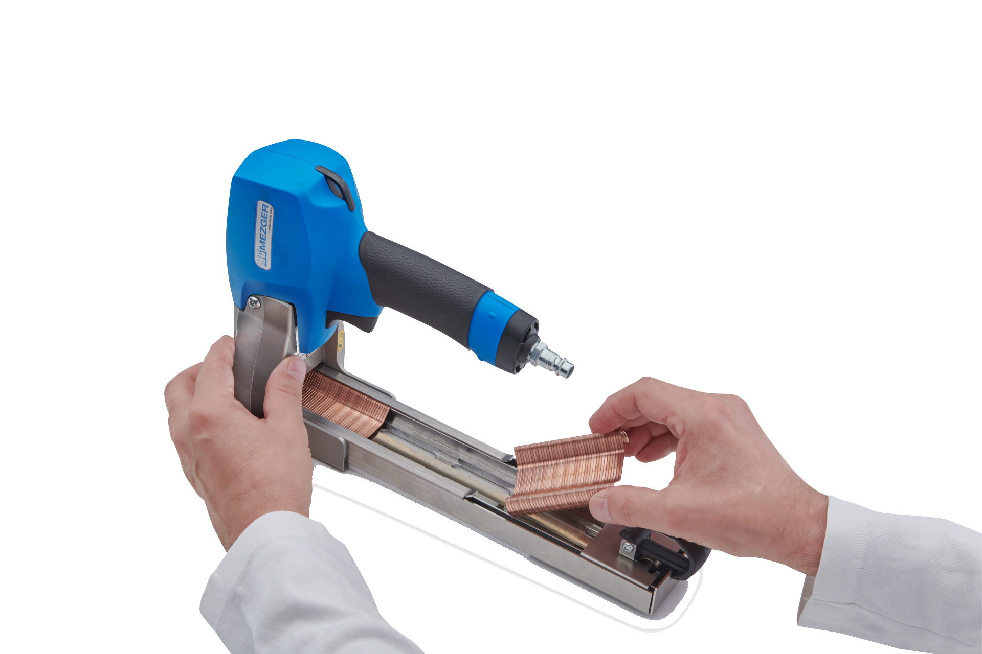 Pneumatischer Blindhefter TOP SP 18 von Mezger
