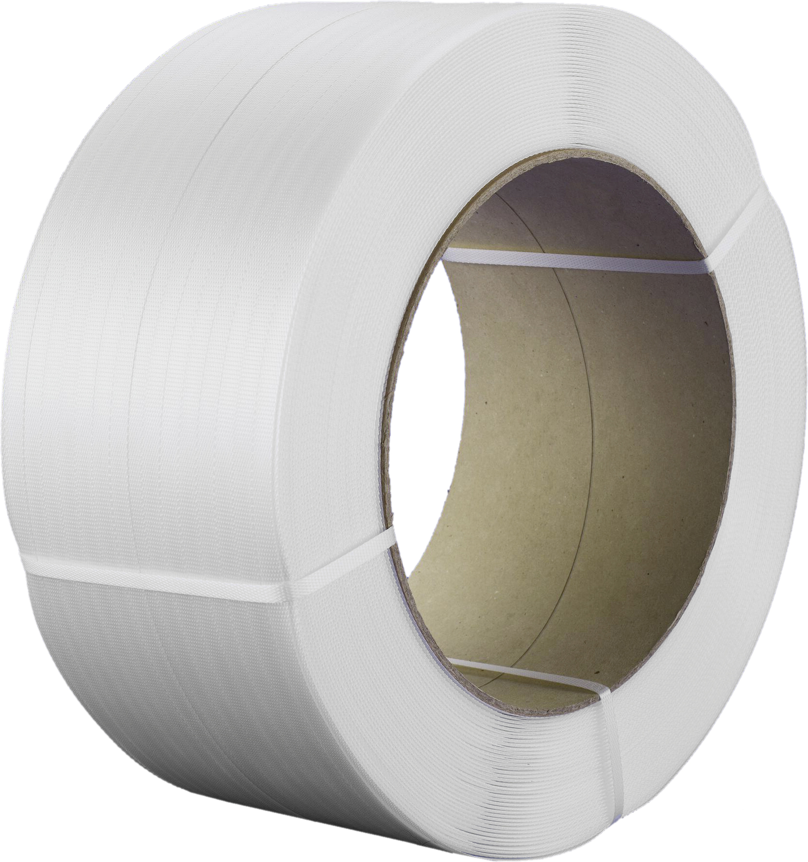 TEWE® 5 x 0,47 mm PP-Maschinenband Weißes PP Maschinenumreifungsband