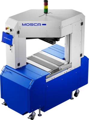MOSCA SoniXs® TRI-Connect – Vollautomatische Inline-Umreifungsmaschine