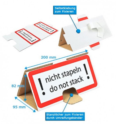 Stapelschutzdreieck