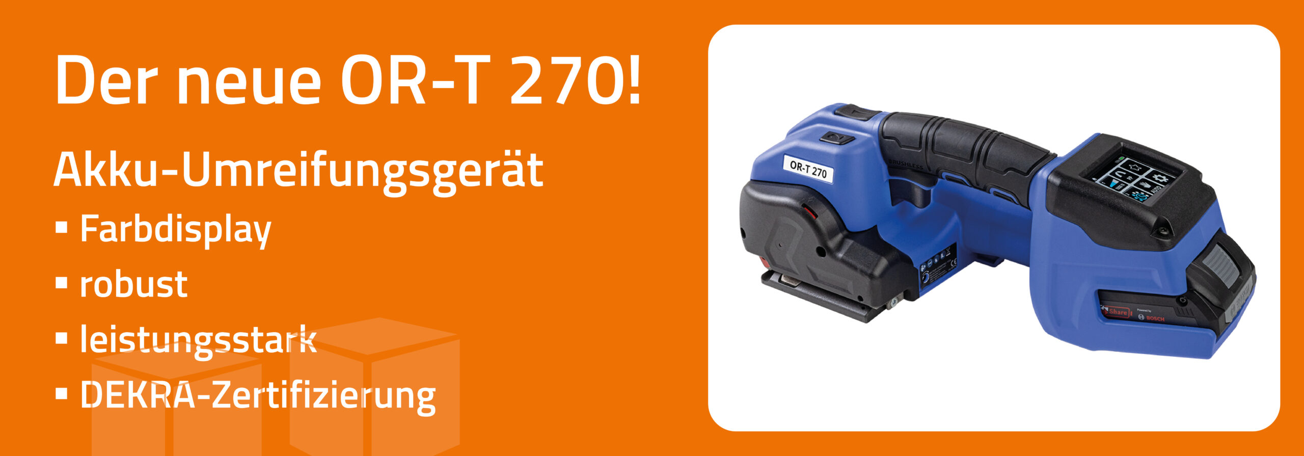 NEU: OR-T-270 Umreifungsgerät