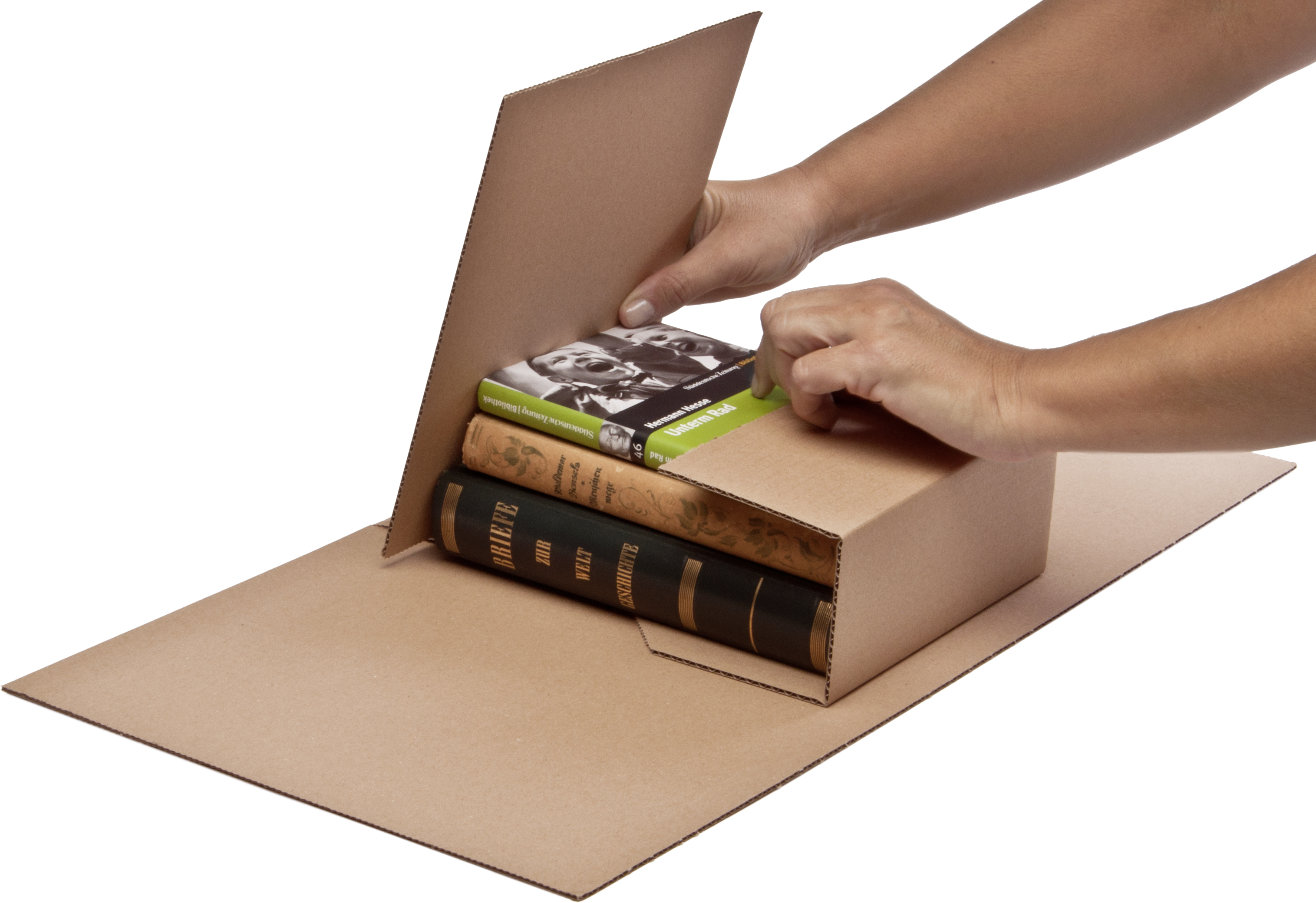 Versandverpackung Drehfix - passend für Bücher