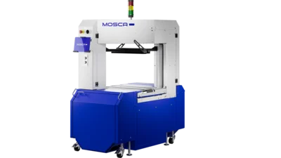 MOSCA SoniXs® TRI-Connect – Vollautomatische Inline-Umreifungsmaschine