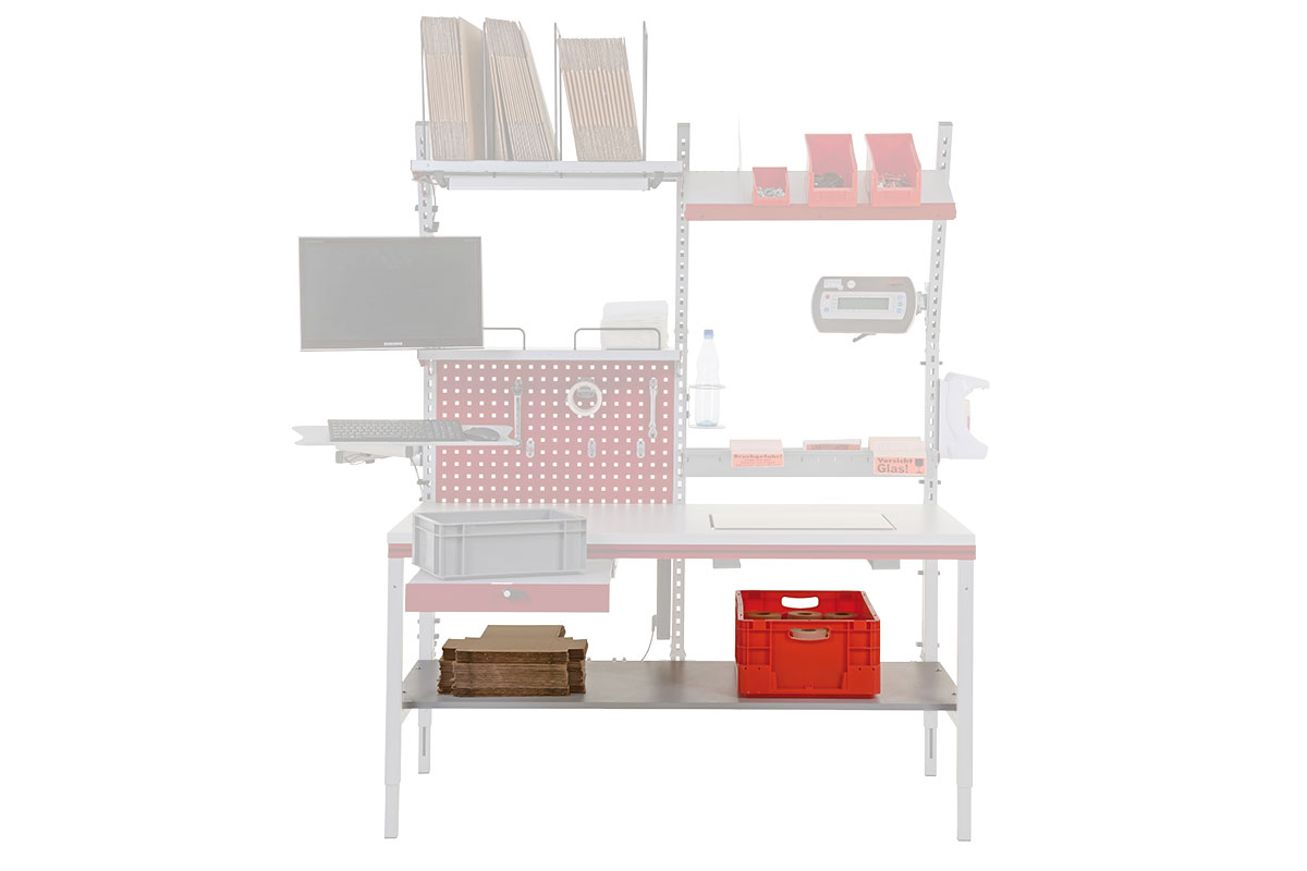 Ergonomischer Packplatz - Zwischenböden