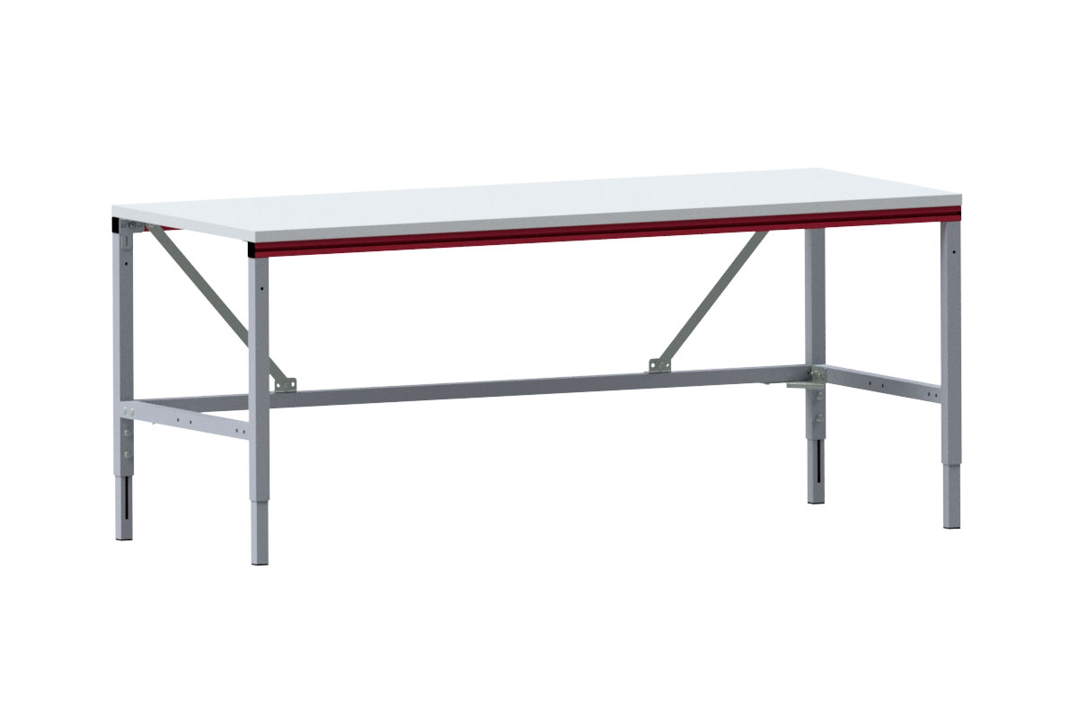 Ergonomischer Packplatz - System Flex Grundtisch