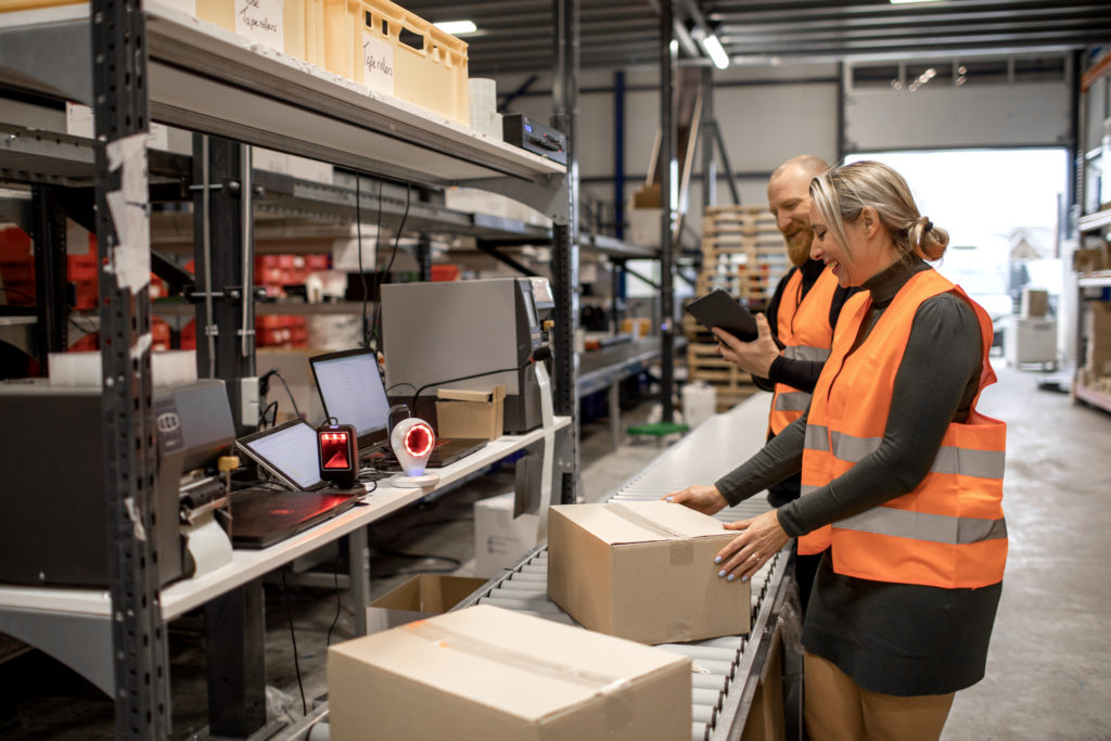 Karton verpacken
