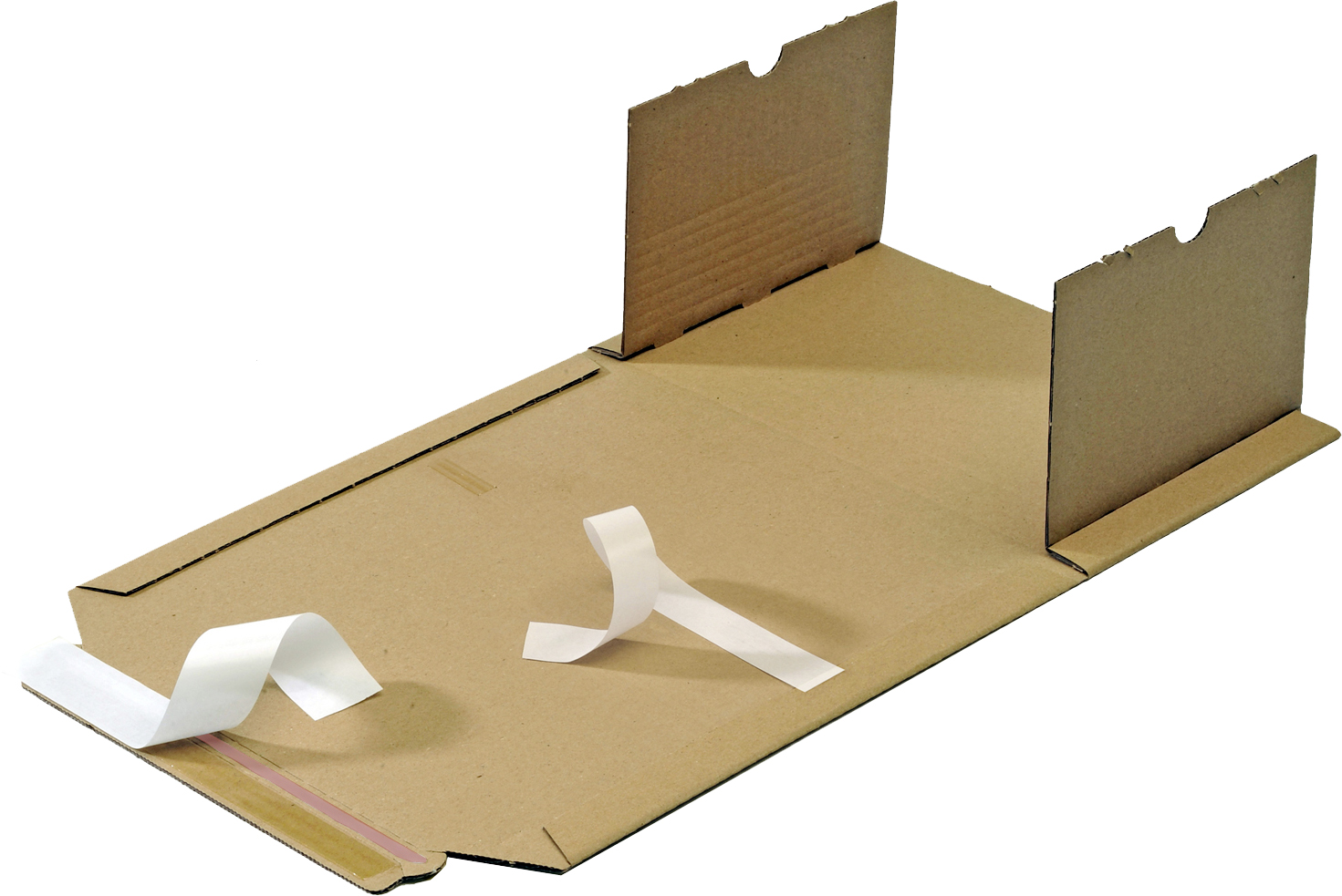 Multiwell Versandverpackung mit Klebestreifen