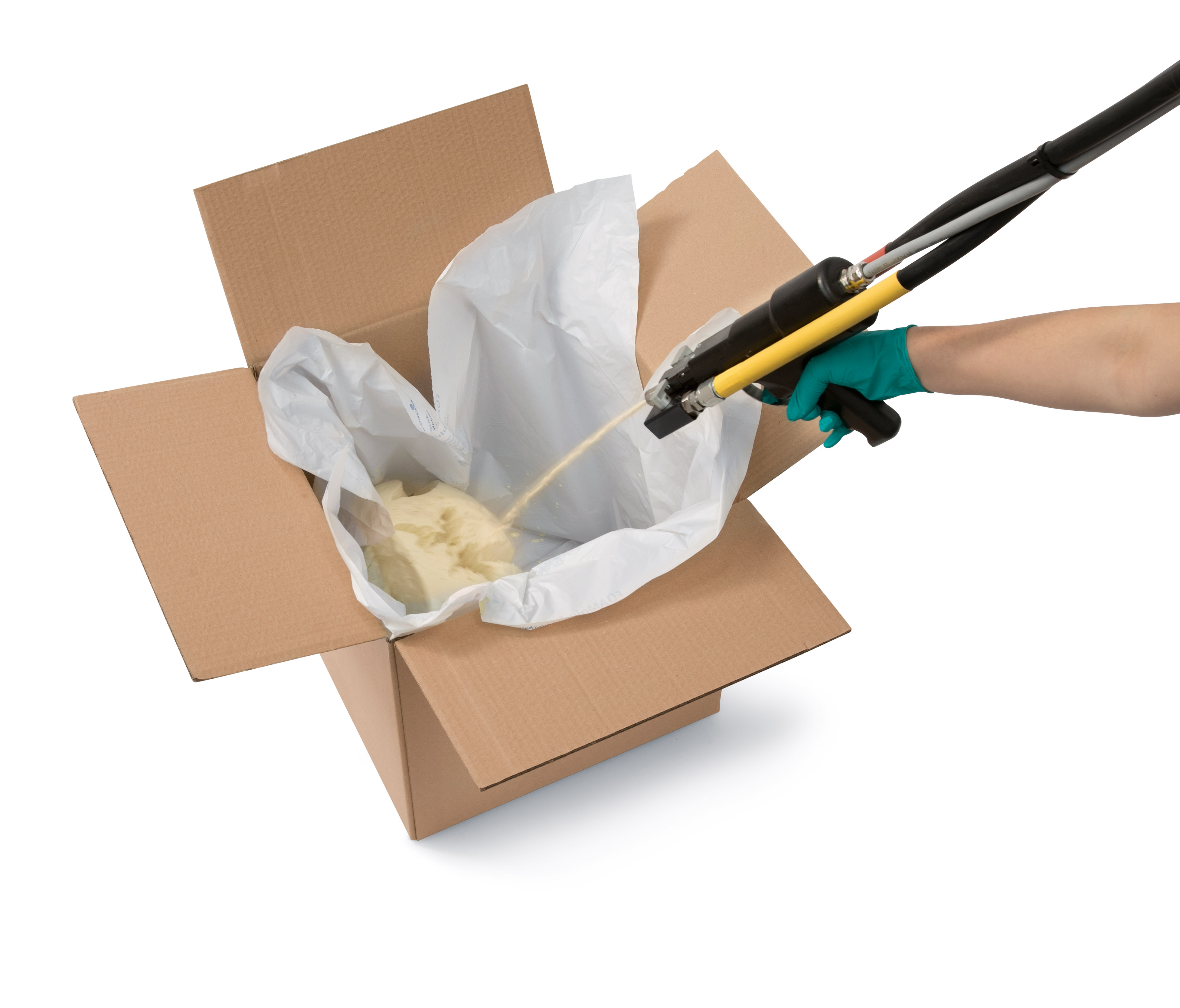 FOAMplus Schaumpolstersystem von Storopack Handpacker