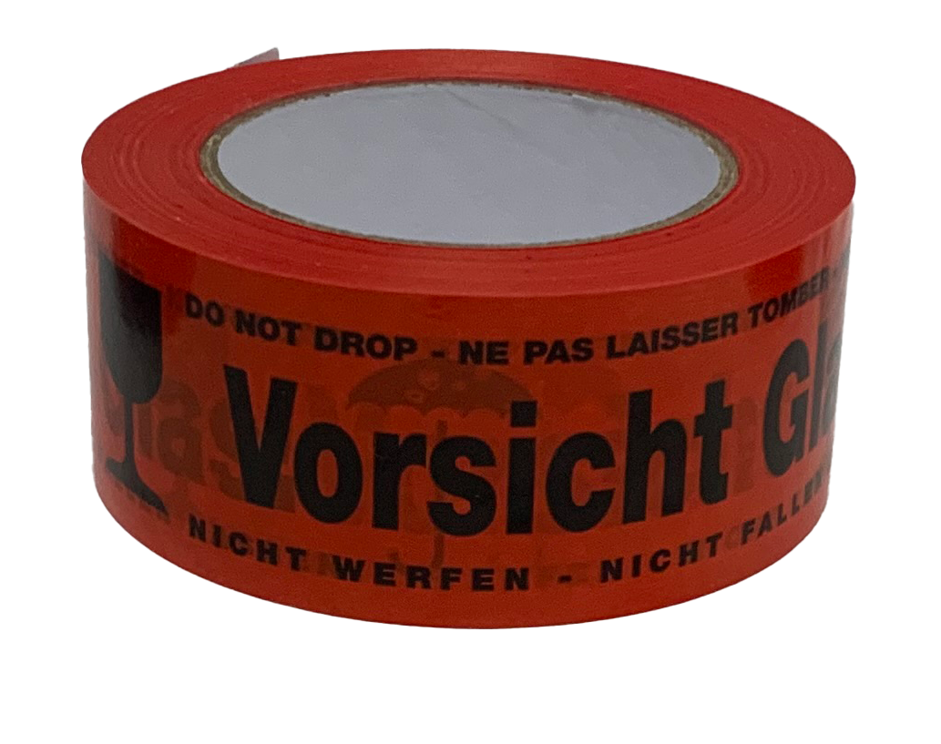 Vorsicht-Glas-Warnband