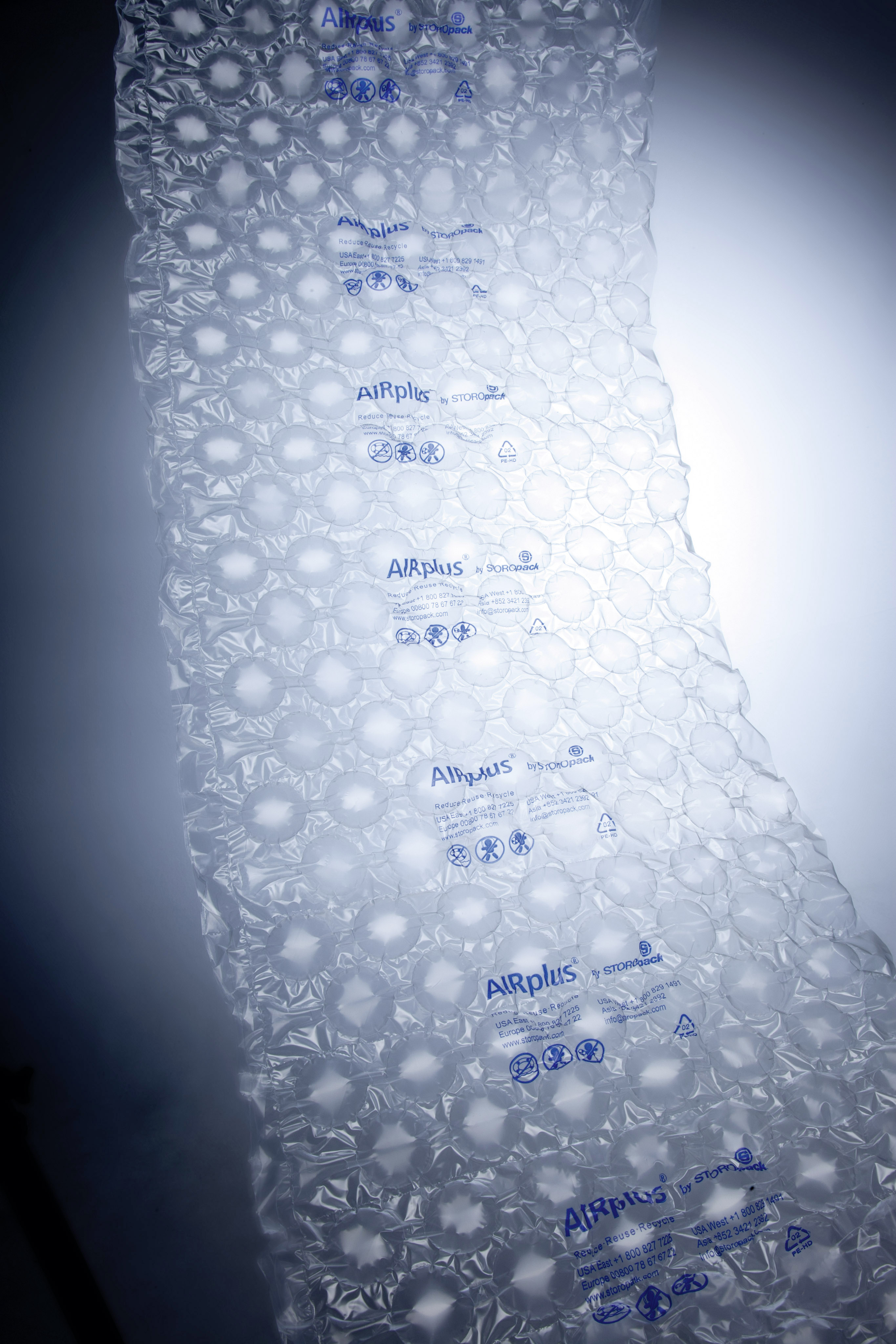 AIRplus-Bubble blaue Luftpolsterfolie von Storopack